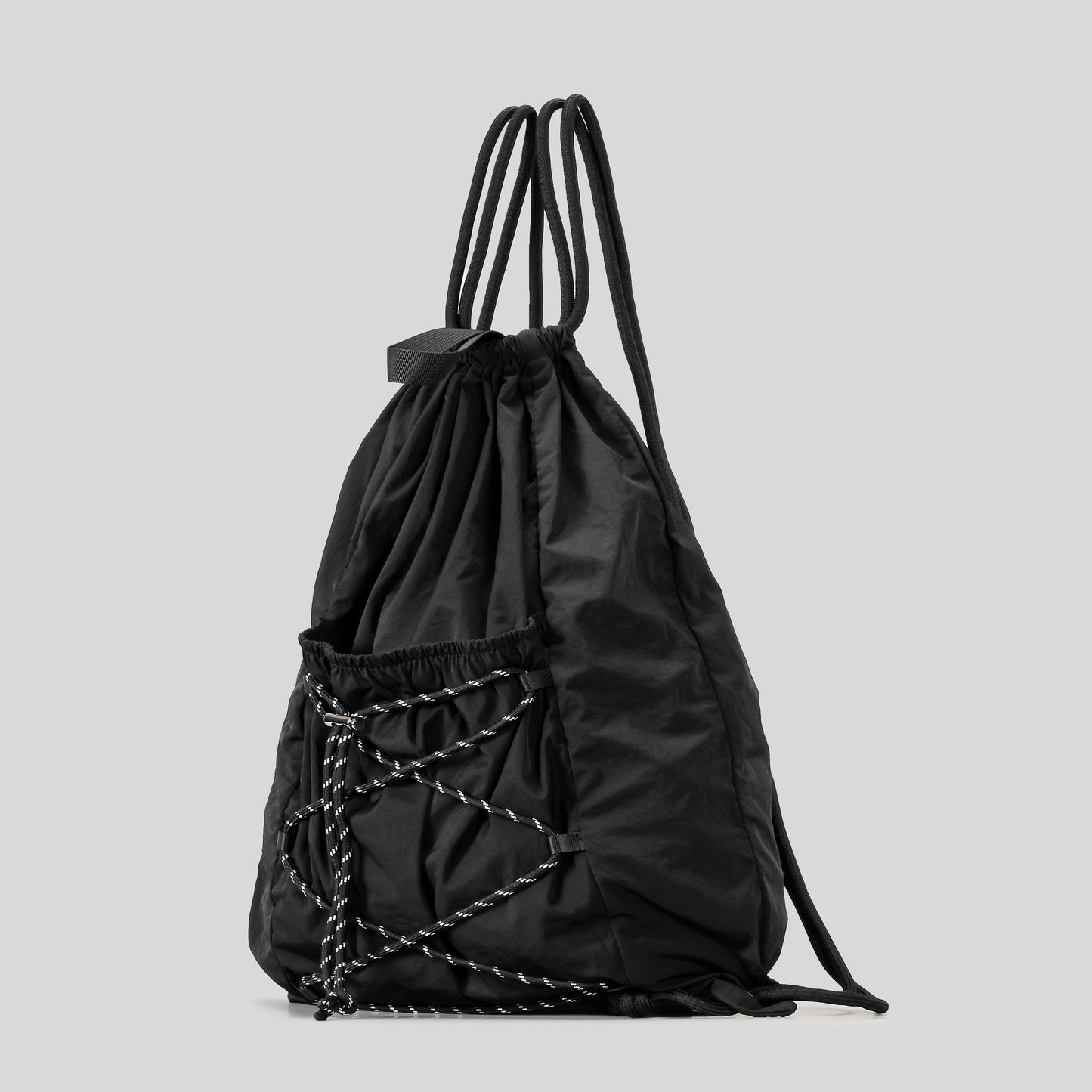 Women's & Men's Nylon Lightweight Drawstring Pull String Strap Bags