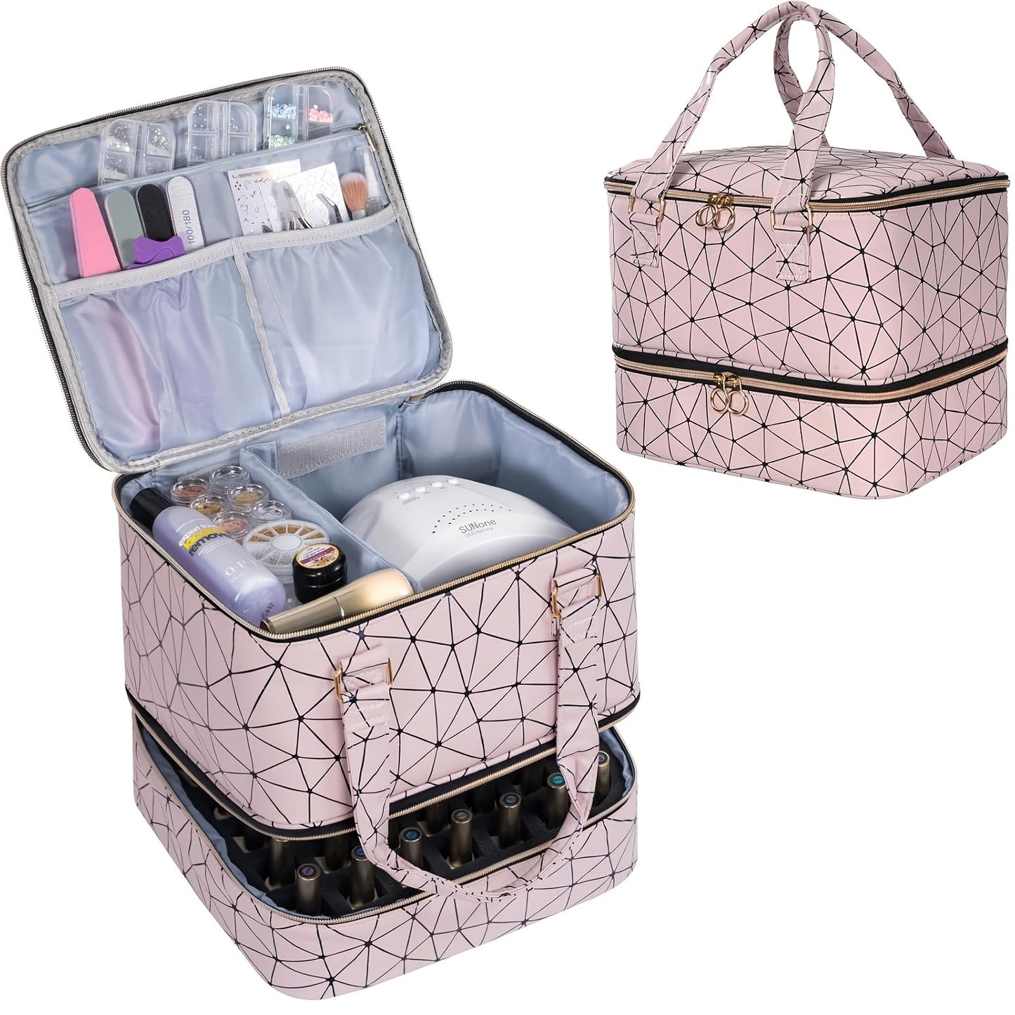 Nail Polish Storage Can Bottle Large Capacity High Sense Bags