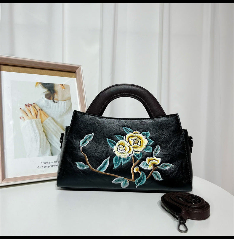 Embroidered Chinese Style National Cheongsam Matching Retro Bags