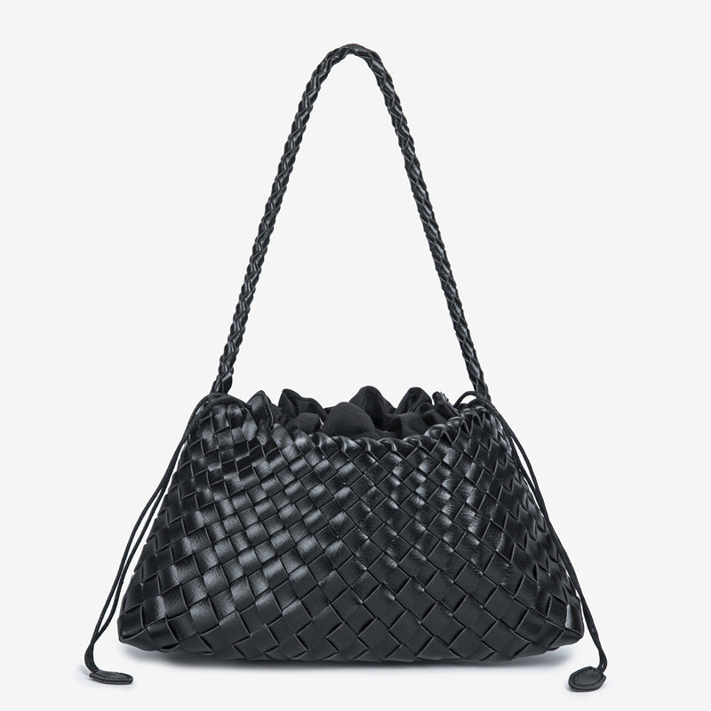 Women's Boat Fashion Hand-woven Retro Son Mother Bags