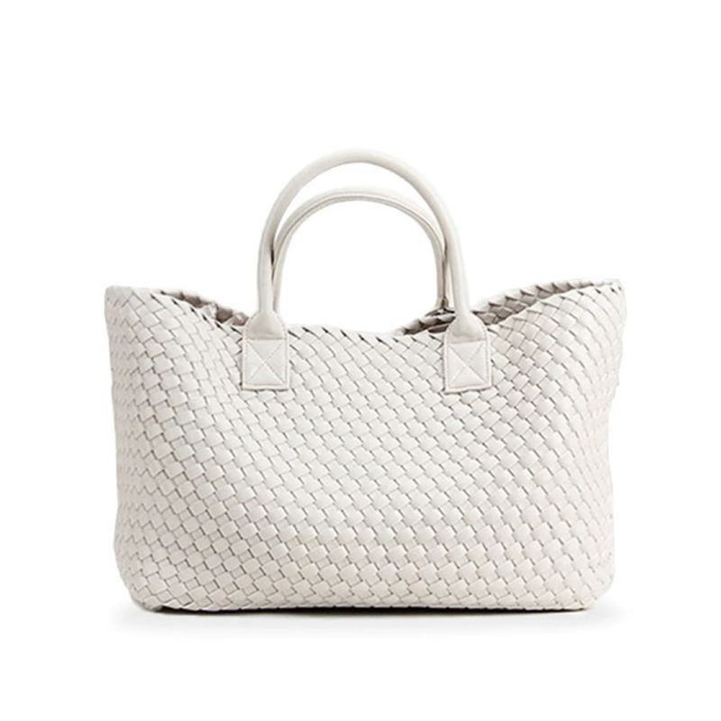 Women's Class Soft Leather Woven Portable Commuter Women's Handbag