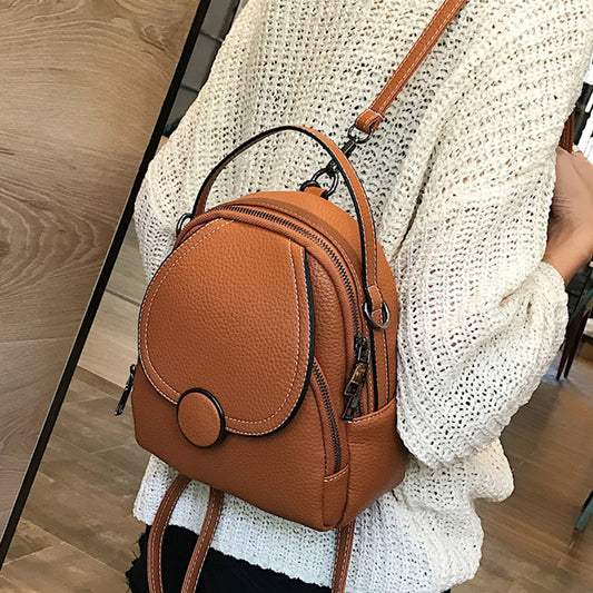 Women's Fashionable Soft Leather One Unit Price Women's Backpack