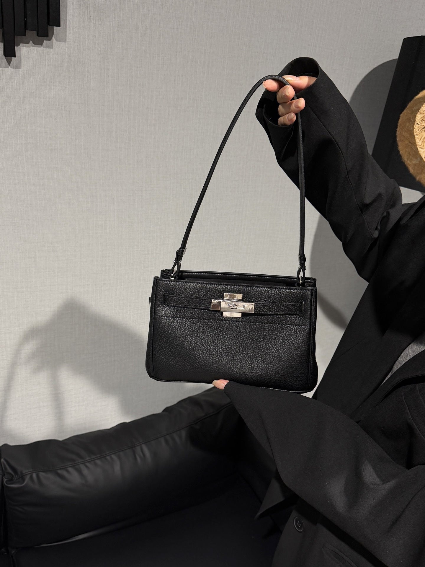 Women's High-grade Kelly Fashion Commuter Portable Small Square Bags