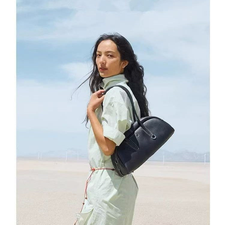 Track Series Bowling Pillow Boston Underarm Tote Bag
