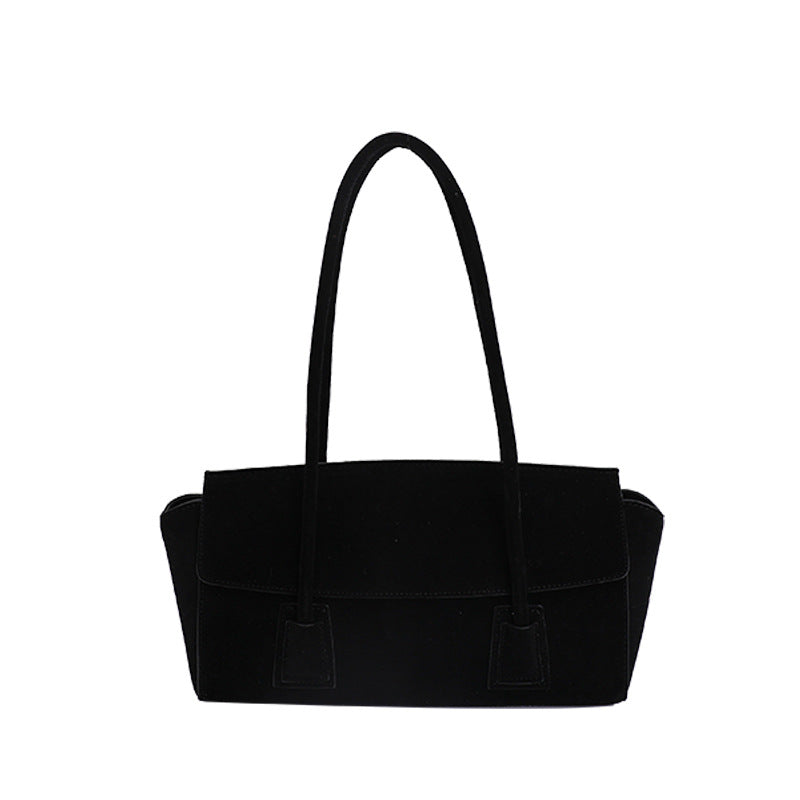 Women's Senior Niche Wings Style Suede Commute Underarm Bags