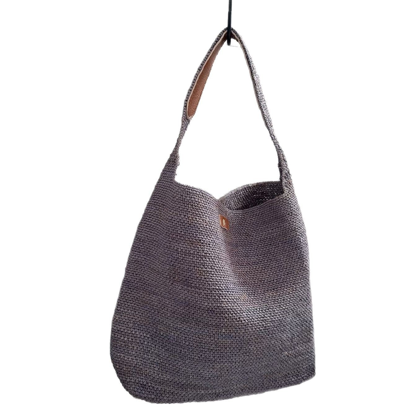 Women's Raffia Woven Summer Seaside Vacation Bucket Bags