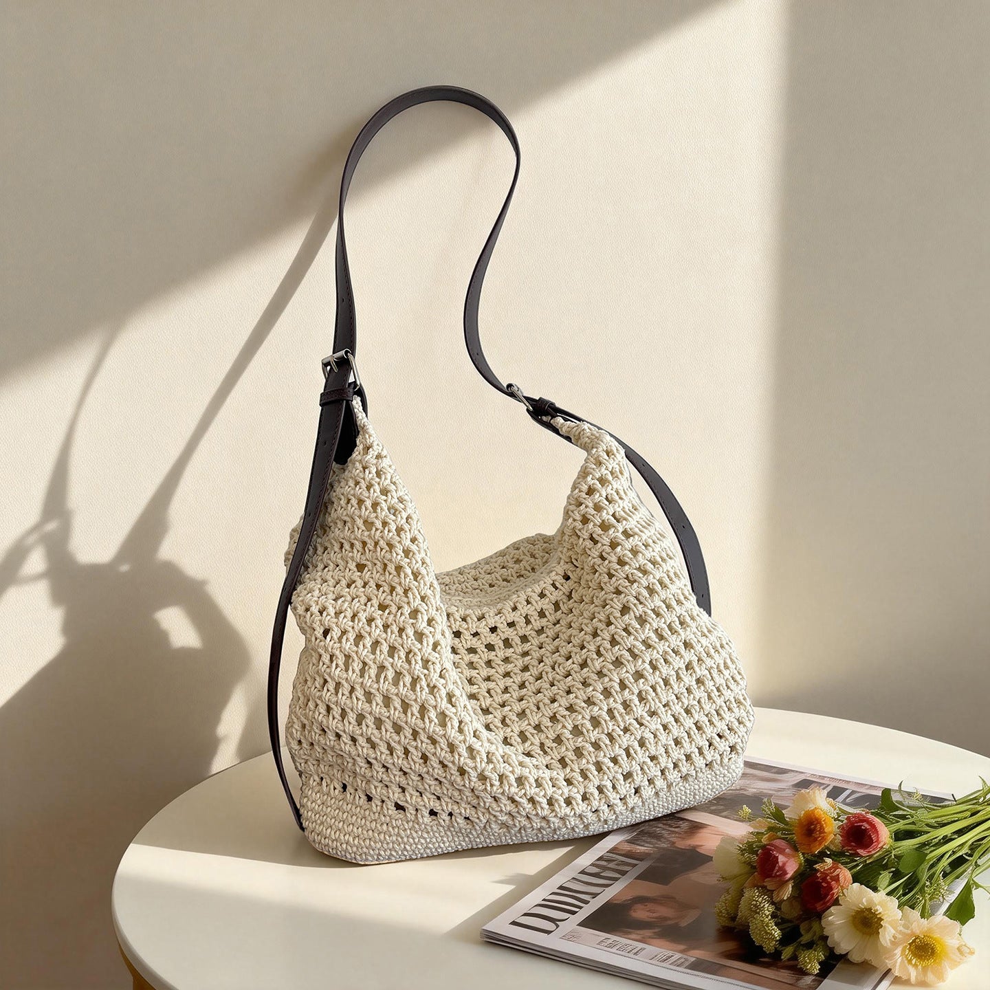 Women's Korean Style Summer Fashion Large Capacity Underarm Bag