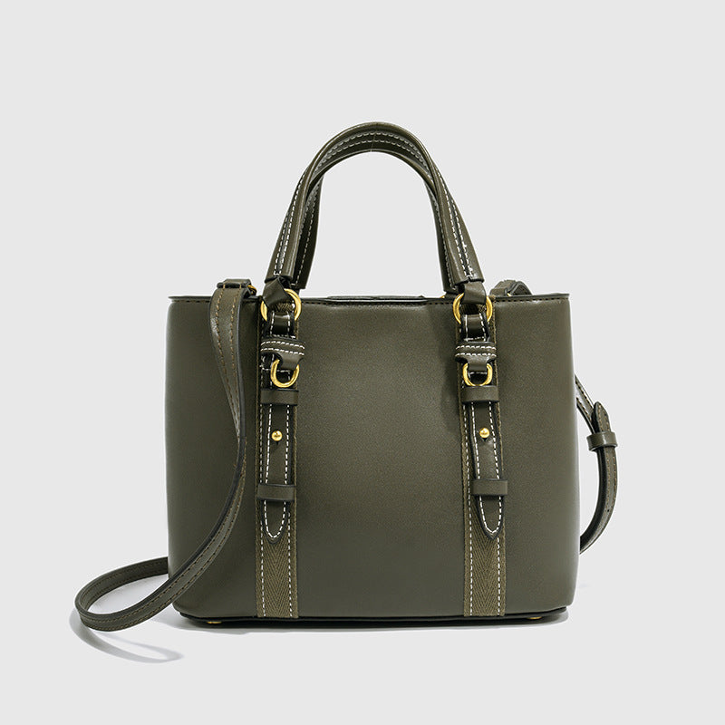 Charming Women's Trendy Black City Portable Bucket Bag