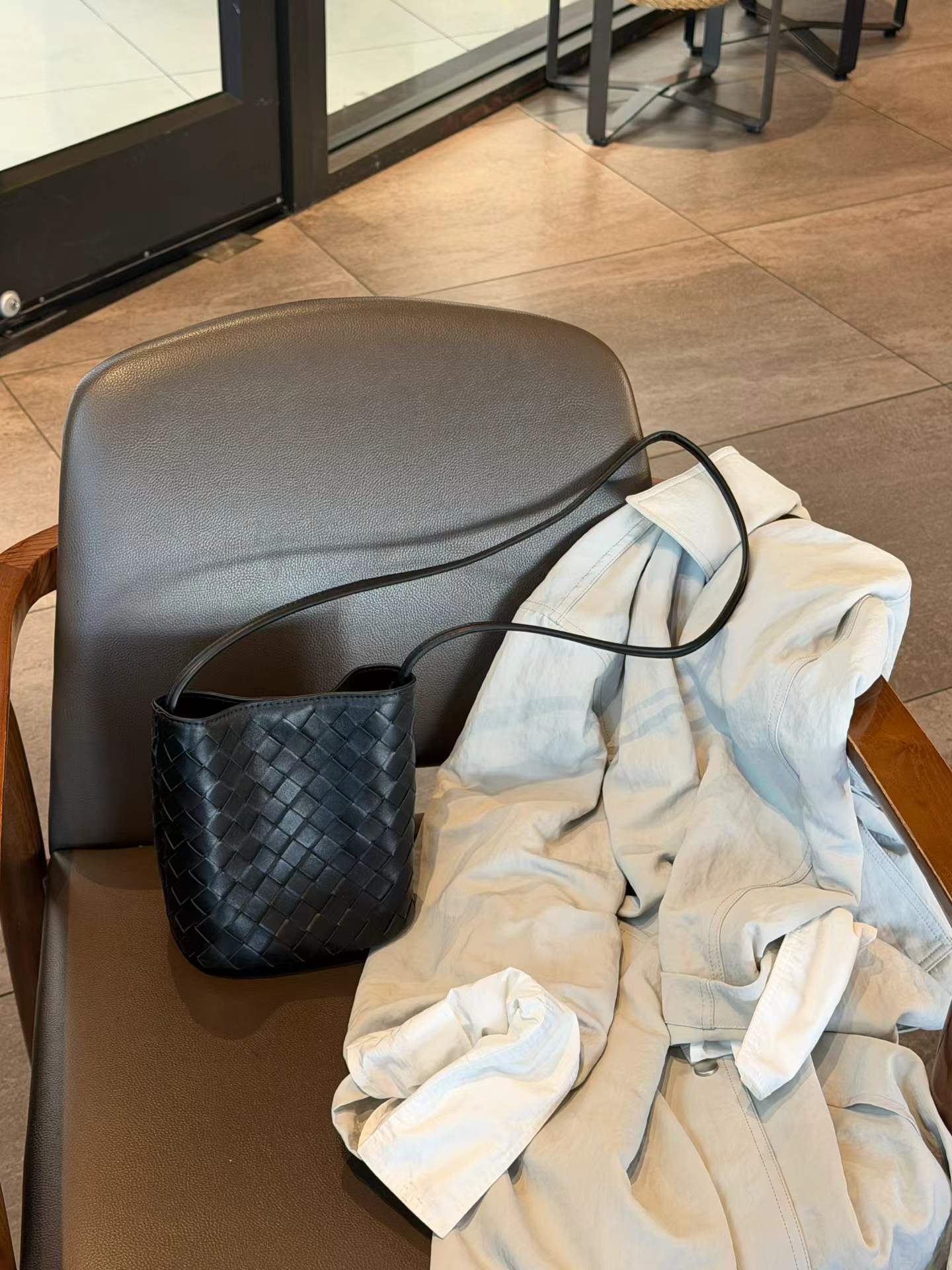 Women's Summer Sheepskin Commuter Woven Niche Women's Shoulder Bag