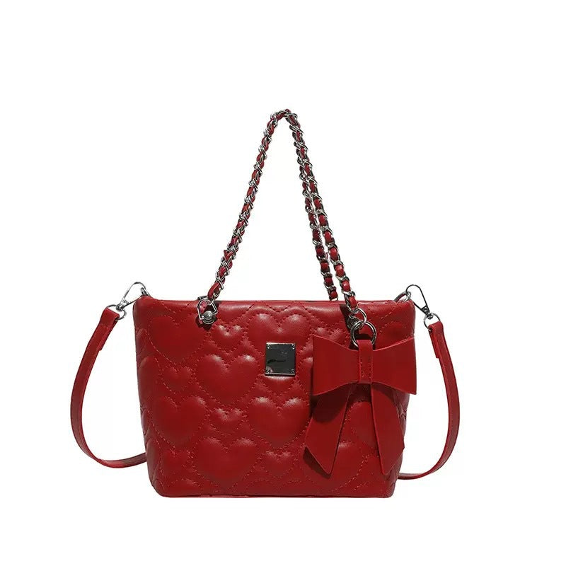 Style Fashionable Stylish Fashion Solid Color Love High-grade Leisure Backpack