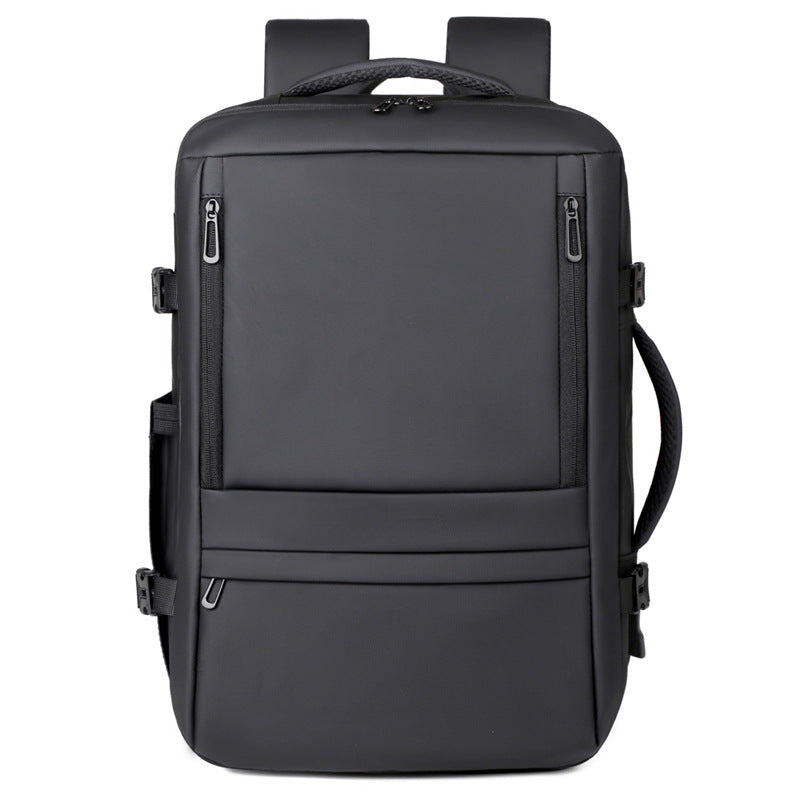 Men's Large Capacity Expandable Advanced Fashion Waterproof Commuter Business Backpack