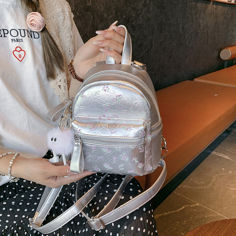 Women's Printed Double Cute Wild Simple Women's Backpack