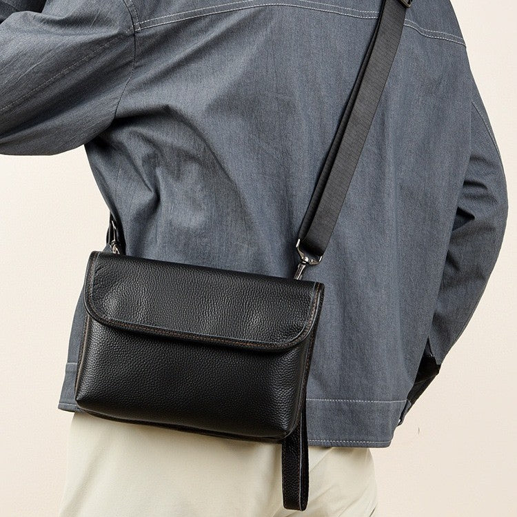 Men's Fashion Soft Leather Cool Commuter Elegant Bags