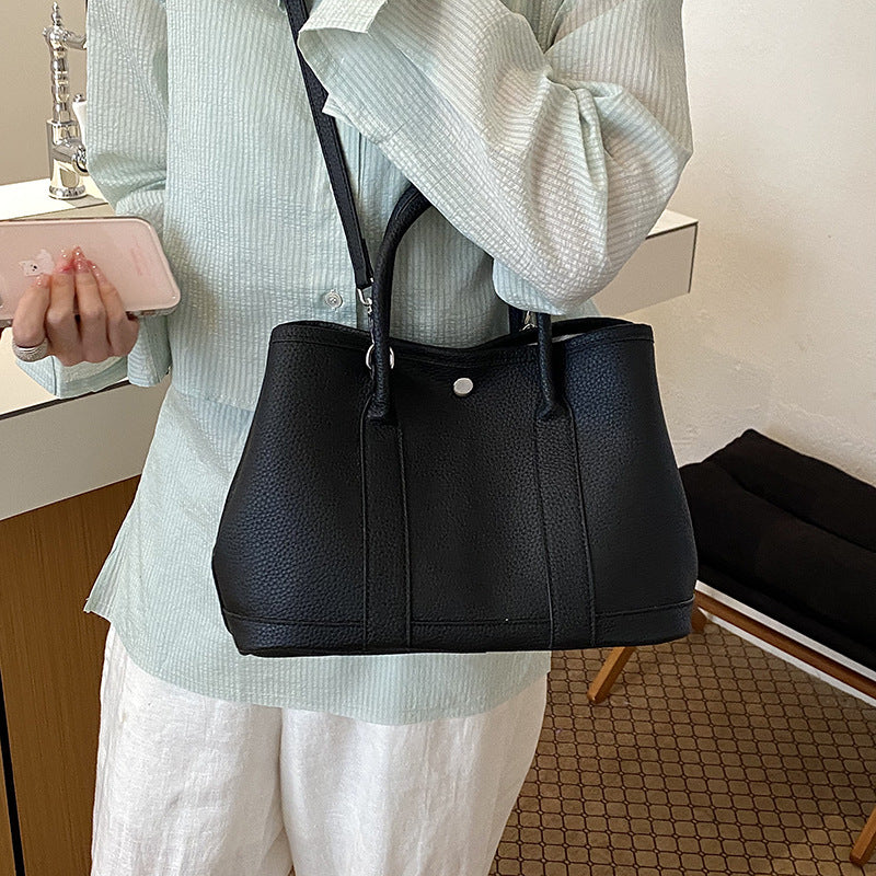Women's High-grade Contrast Color Garden Fashion Handbags