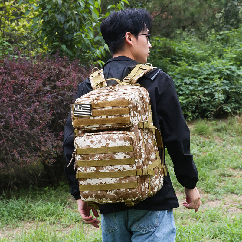Camouflage Tactics Big Hiking Army Fan Leisure Backpack
