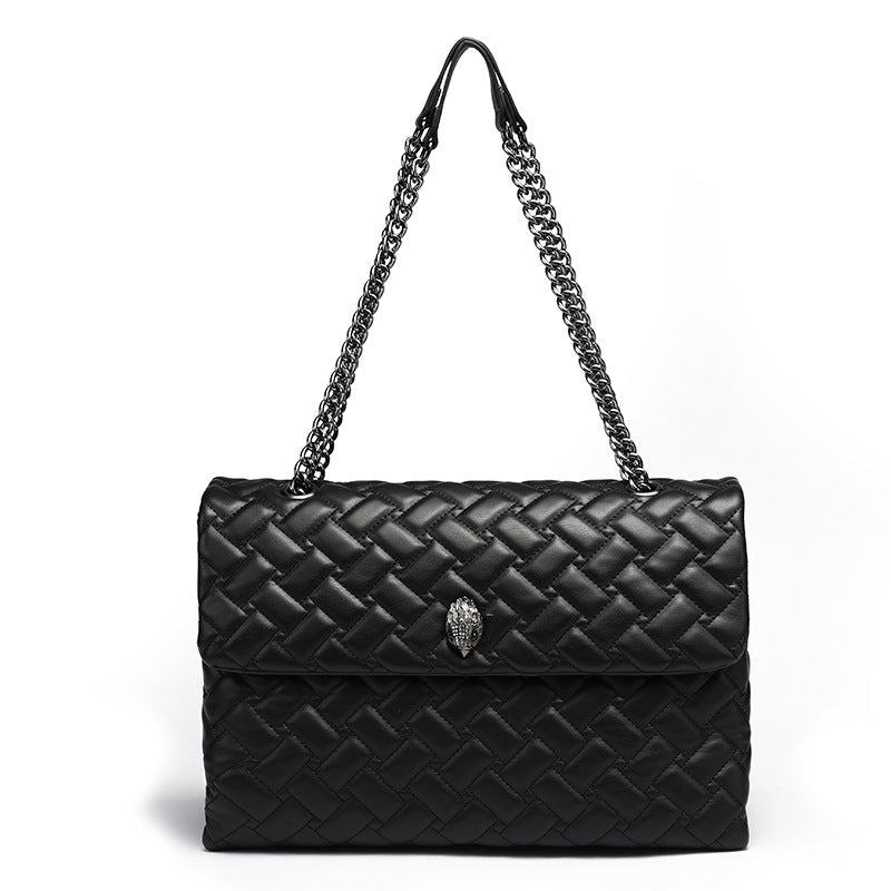 Women's Rhombus Chain Eagle Head Big Lion Women's Messenger Bag