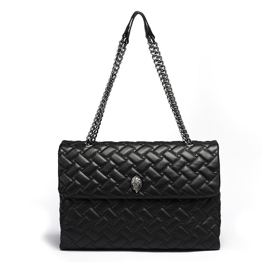 Women's Rhombus Chain Eagle Head Big Lion Women's Messenger Bag
