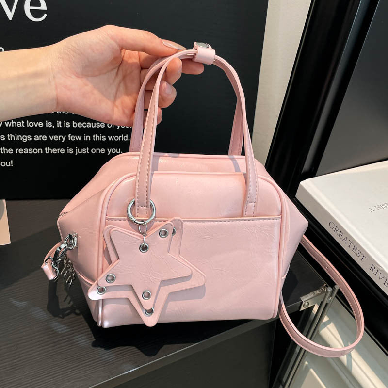 Korean Style Niche Macron Color Lightweight Trendy Shoulder Bags