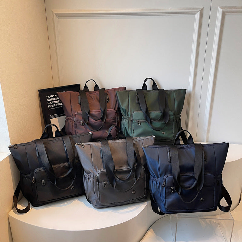 Large Capacity Versatile Scalable Korean Style Women's Backpack