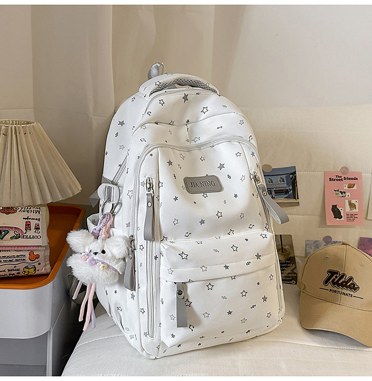 Korean Style Princess Cute Printed Junior High Leisure Backpack