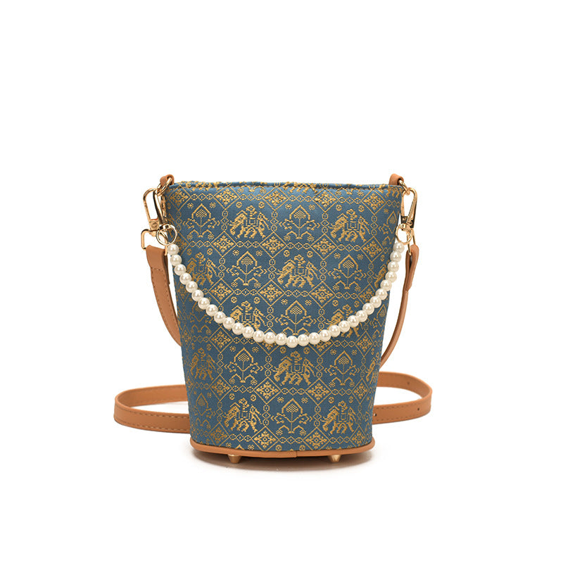 Women's Jin Fashion National Tide Fresh Air Culture Chinese Bucket Bag
