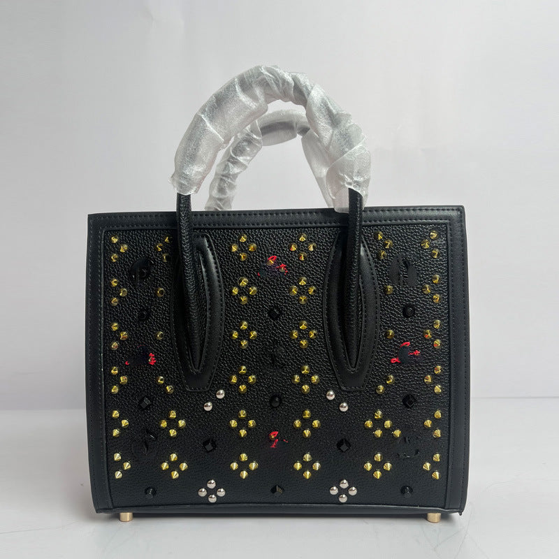 Pretty New Women's Retro Fashion Rivet Tote Bag