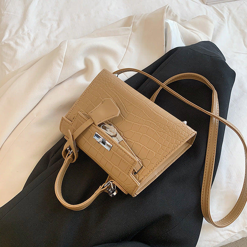 Women's Trendy Fashionable Stylish Crocodile Pattern Kelly Women's Messenger Bag