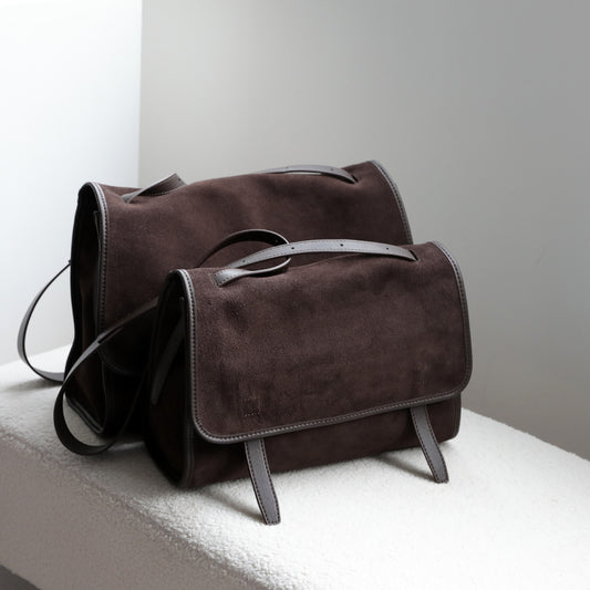 Fashion Women's Frosted Cowhide Retro Leather Women's Shoulder Bag