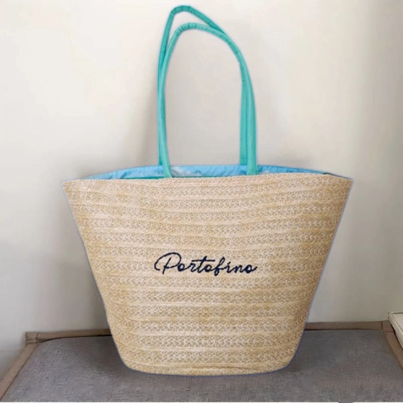 Simple Knitted French Style Vacation Beach Trendy Women's Shoulder Bag