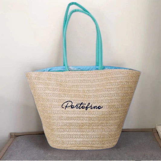 Simple Knitted French Style Vacation Beach Trendy Women's Shoulder Bag