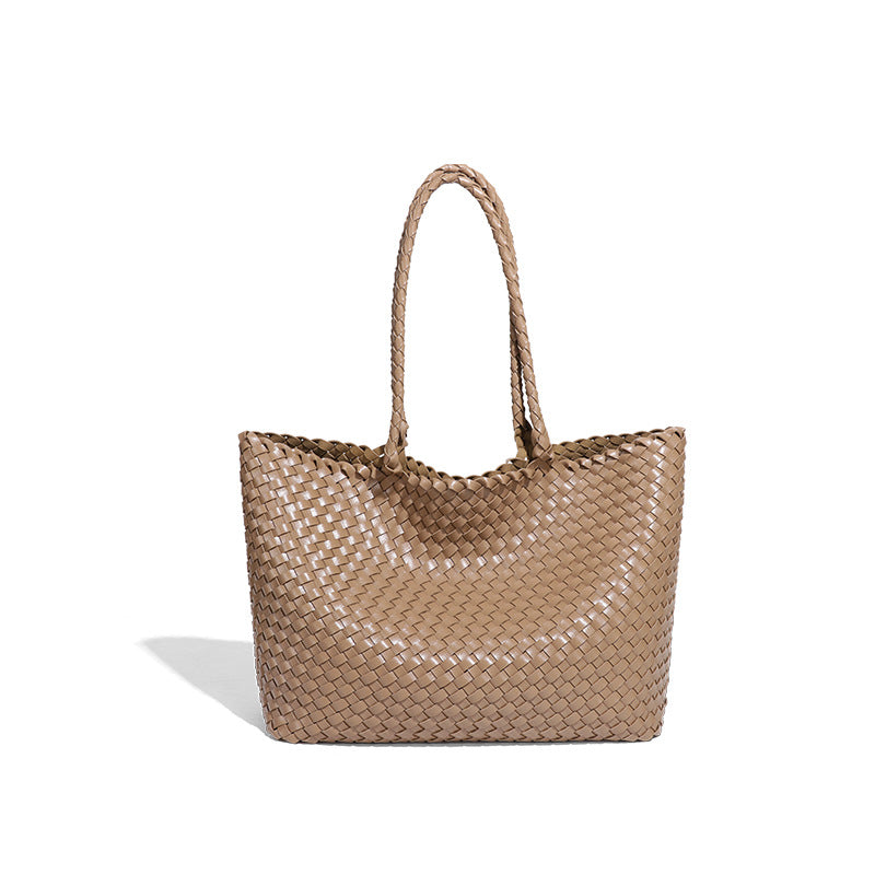 Fresh Woven Artistic Large Capacity Shopping Bags