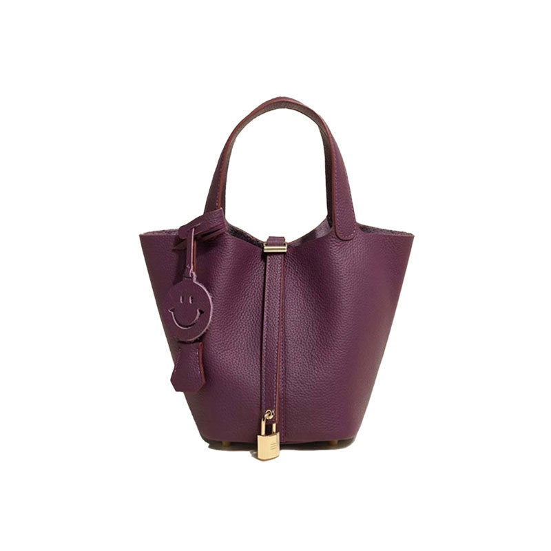 Women's Vegetable Basket Summer Imported Cowhide Handbags