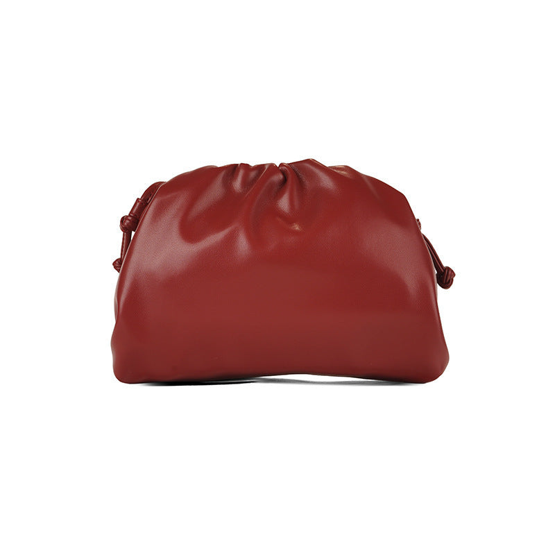 Women's Pleated Dumpling Commuter Solid Color Simple Bags