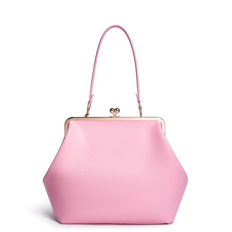 Women's Retro Clip High-grade Fashion Shell Women's Shoulder Bag