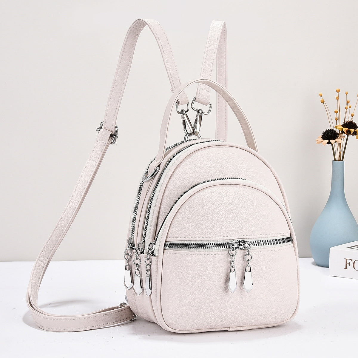 Large Capacity Female Lady Mom Soft Women's Backpack