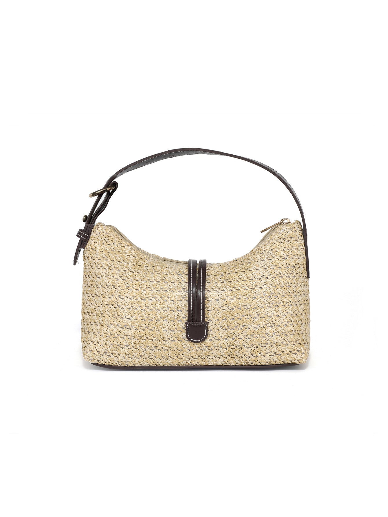 Personality Versatile Solid Color Beach Vacation Weaving Bags