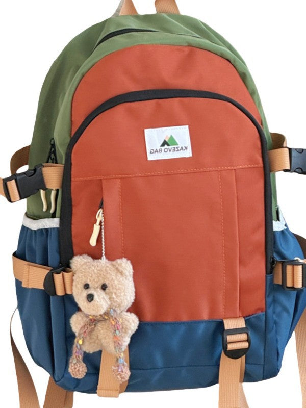 Color Large Capacity Personalized University Style Backpacks