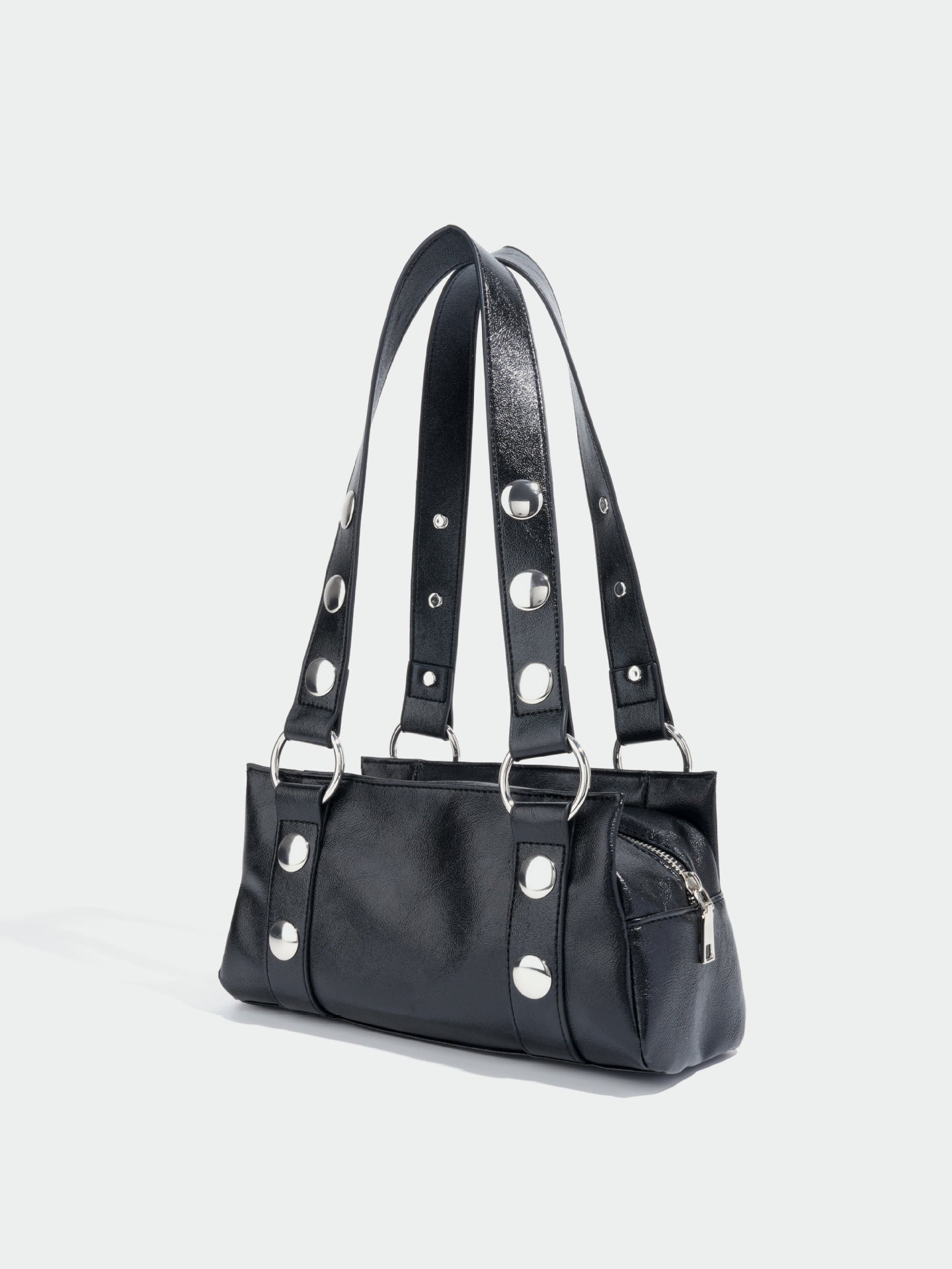 Women's Cool Fashion Pillow Rivet Punk Underarm Light Shoulder Bags