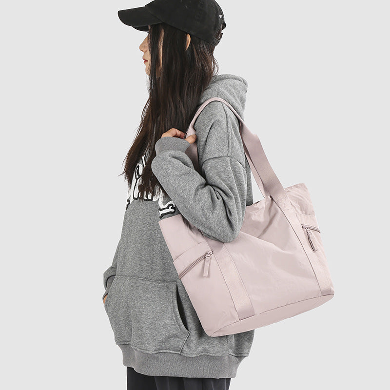 Large Capacity Waterproof Dry Wet Separation Women's Shoulder Bag