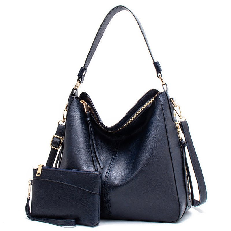 Women's Retro Hobo Portable Fashion Mother Big Women's Shoulder Bag