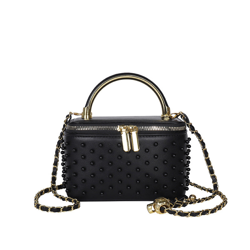 Commuter Trendy Box Fashionable Western Style Women's Messenger Bag