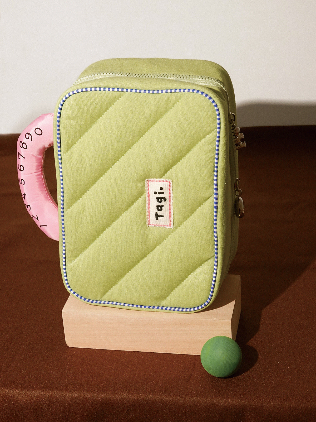 Ha Pocket Buggy Large Capacity Niche Double-headed Zipper Makeup Bag
