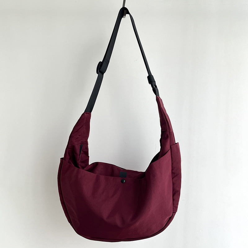 Women's Ge Early Autumn Big Simple Oxford Cloth Dumpling Large Capacity Shoulder Bags