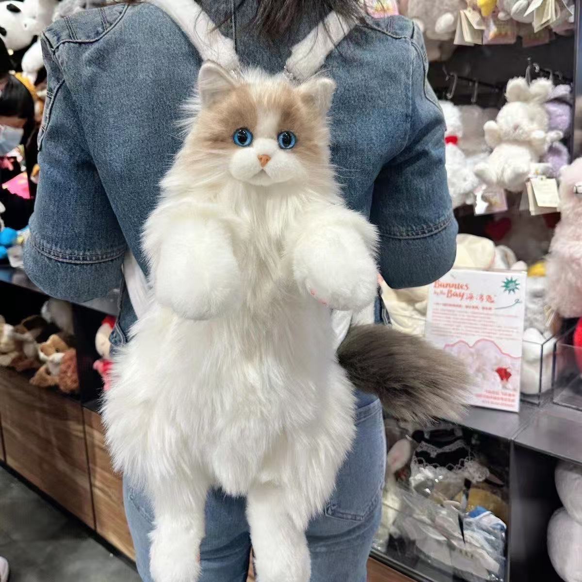 Doll Cat Plush Comforter Birthday Toy Backpacks