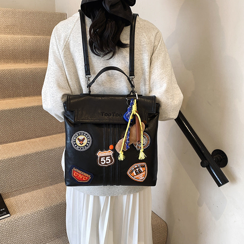 Women's Commuter Retro Large Capacity College Style Women's Messenger Bag