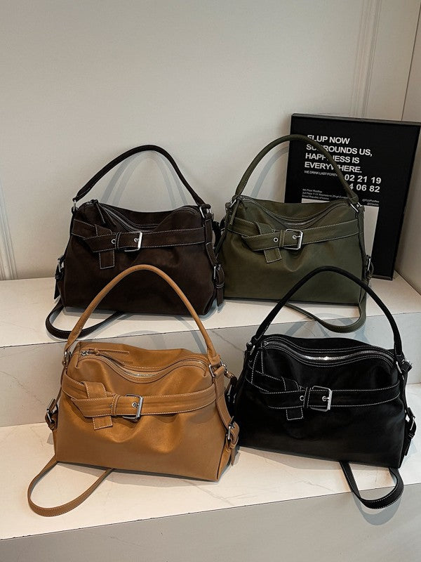 Women's Capacity Retro Commuter Korean Niche Western Women's Shoulder Bag