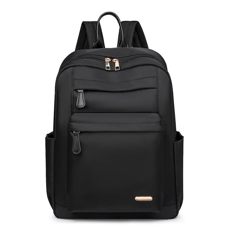 Women's Fashionable Nylon Cloth Lightweight Solid Color Backpacks
