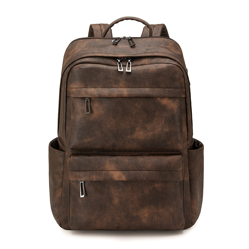 Men's Simple Business Large Capacity Waterproof Computer Backpacks