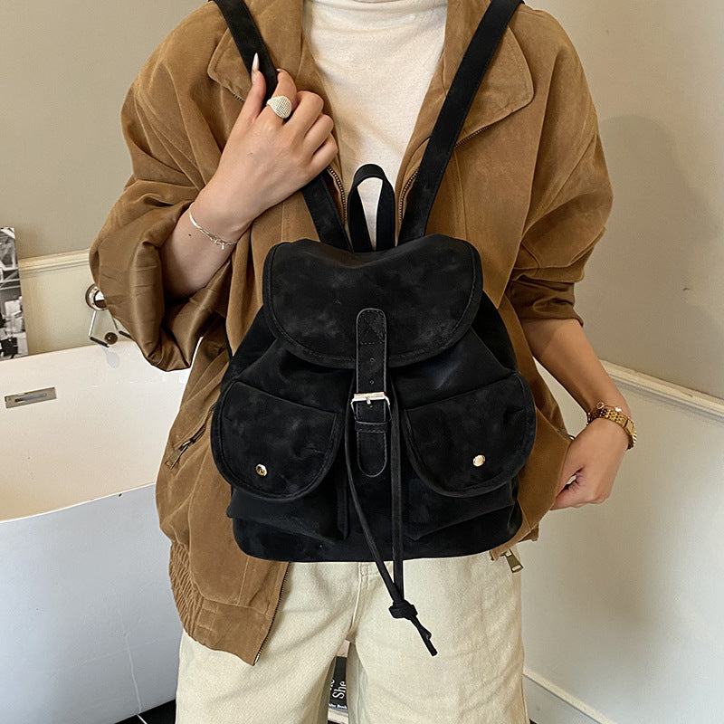 Women's Style Simple Large Capacity Solid Color Design Women's Shoulder Bag