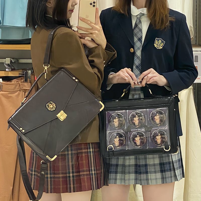 Cartoon Uniform Sense Daily Female White Backpacks